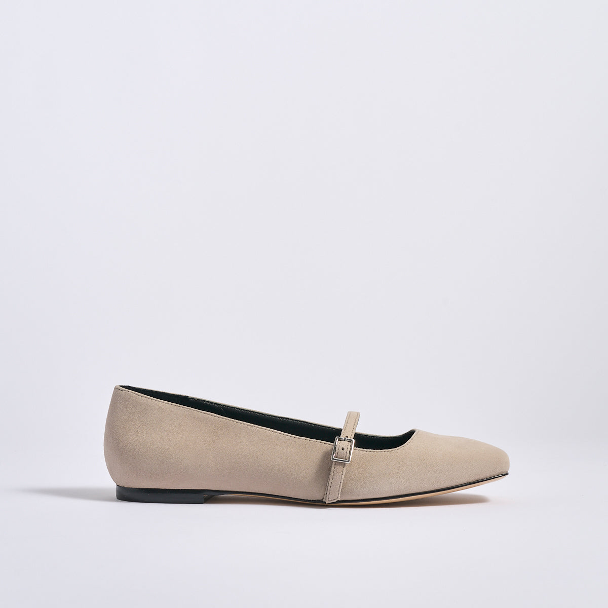 Marion Parke Ballet Flat Stone Natural