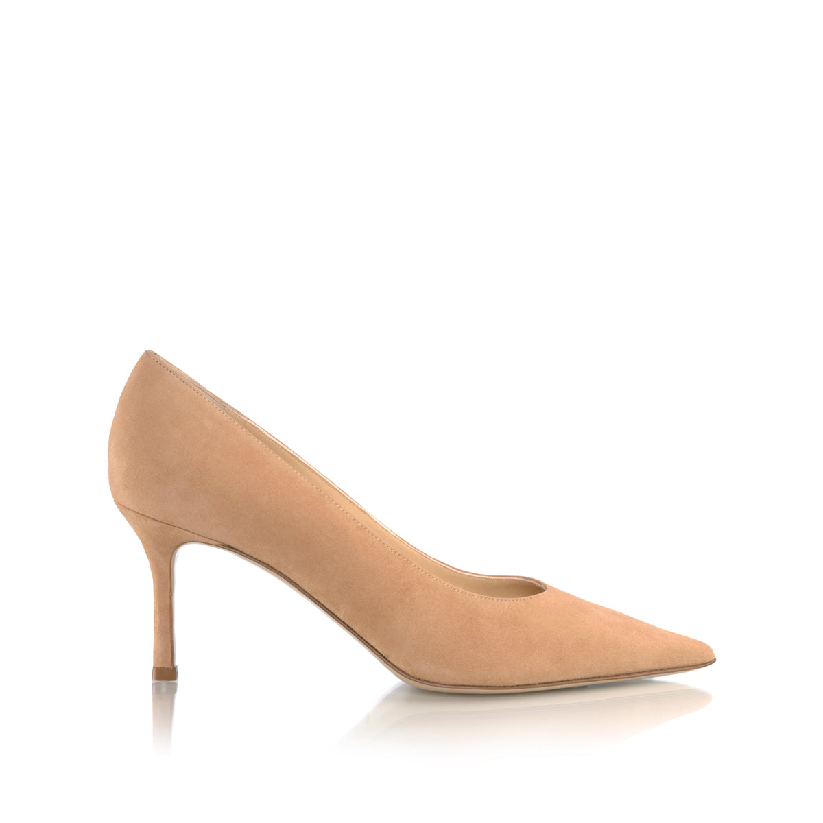 Caramel deals suede pumps