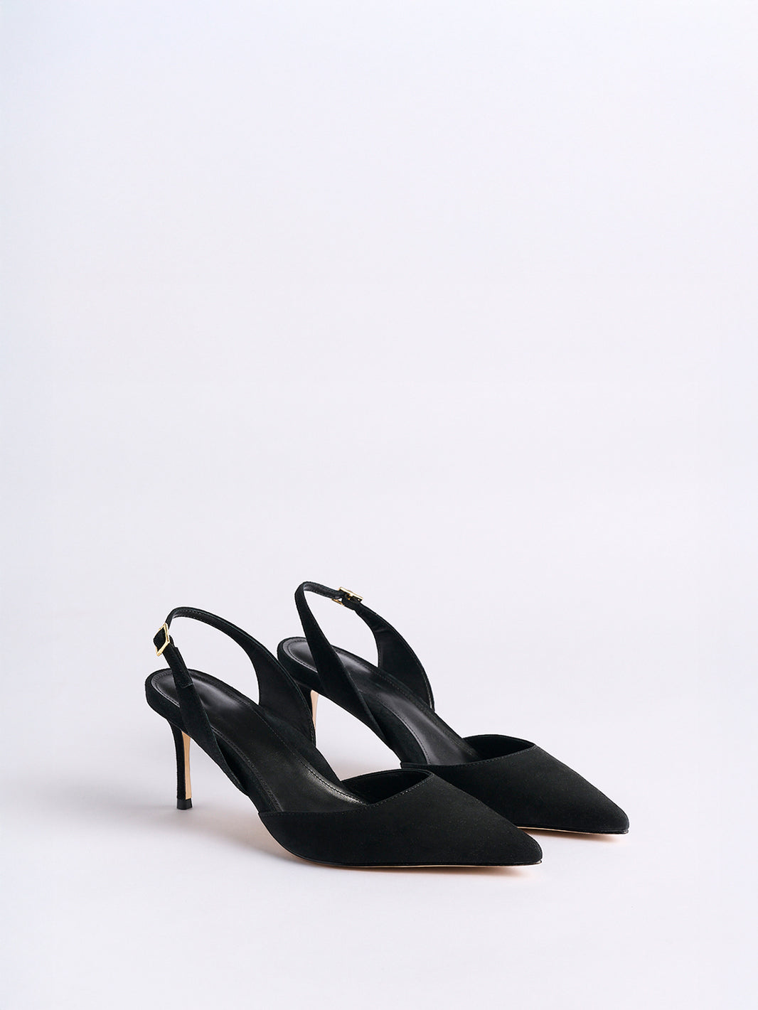 Classic Slingback 70 | Black Suede