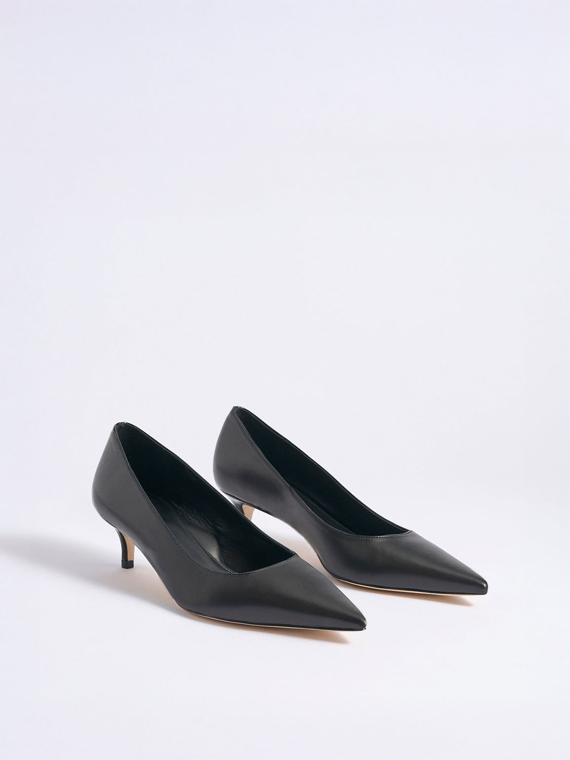 Classic Pump 45 | Black Nappa