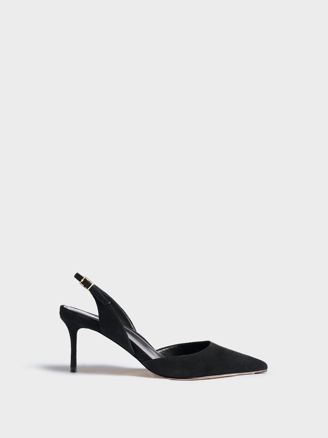 Classic Slingback 70 | Black Suede