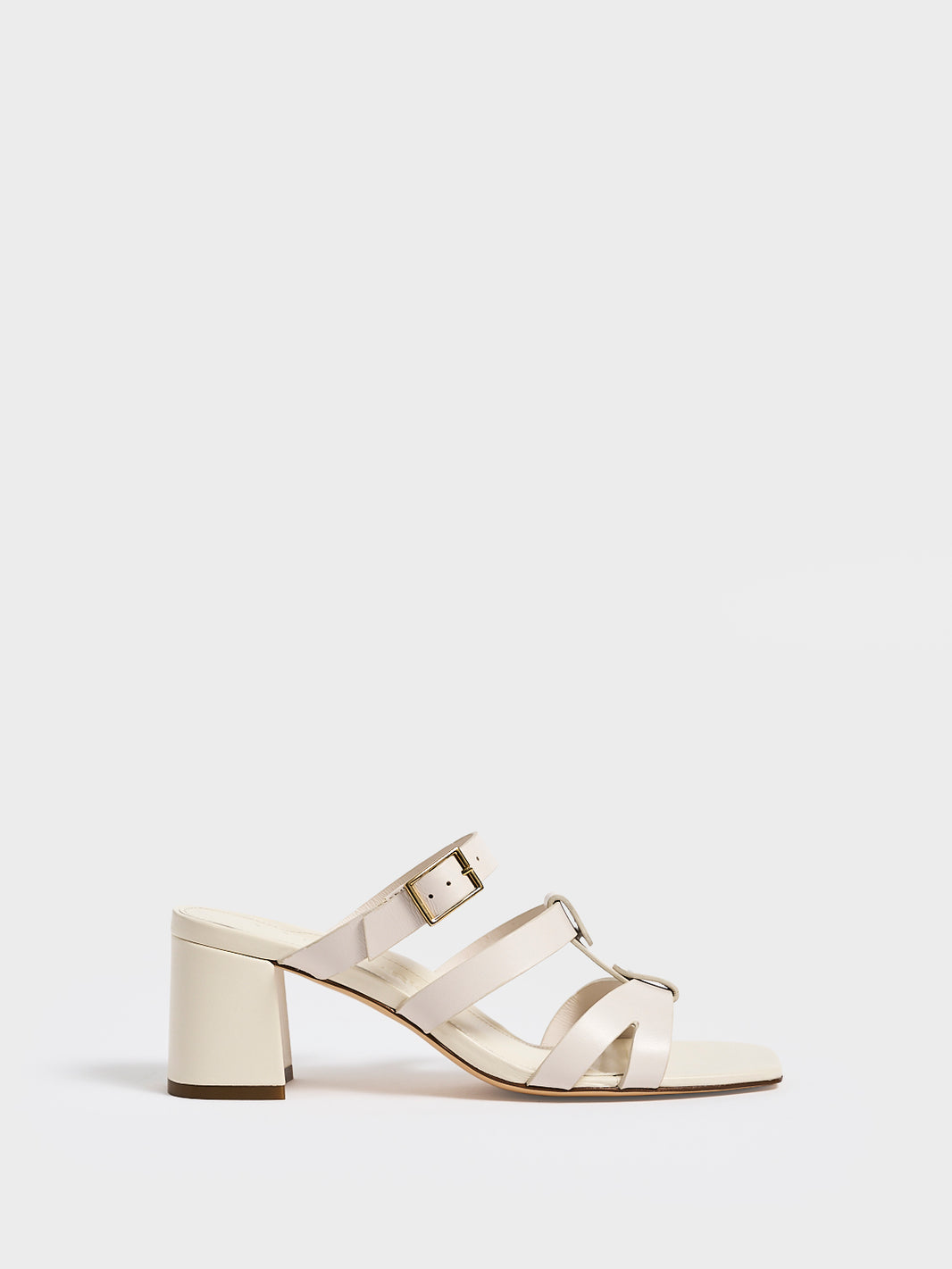 Charlie Block Heel | Ivory