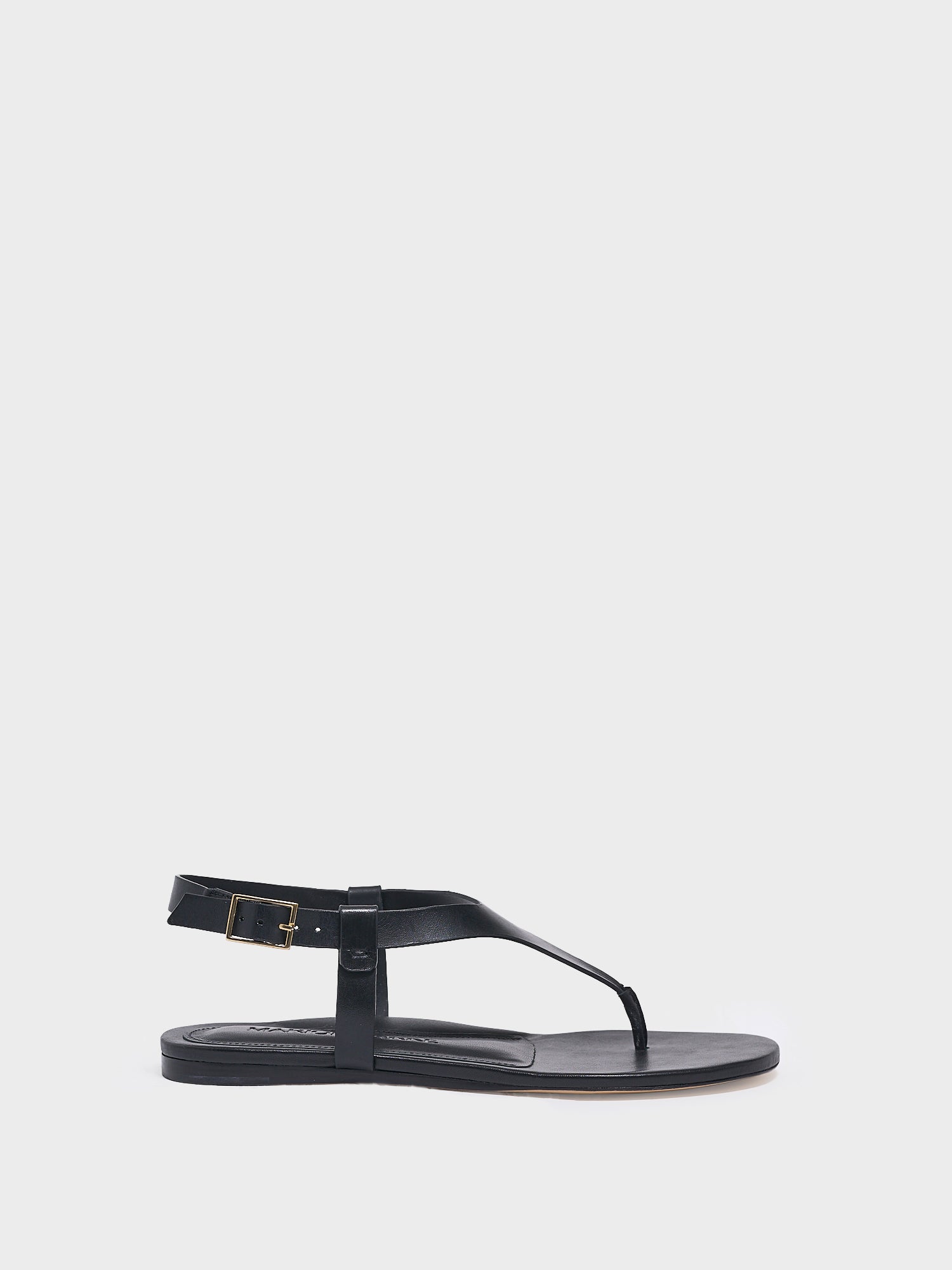 Solana Thong Sandal | Black Leather | Women's Sandal | Marion Parke