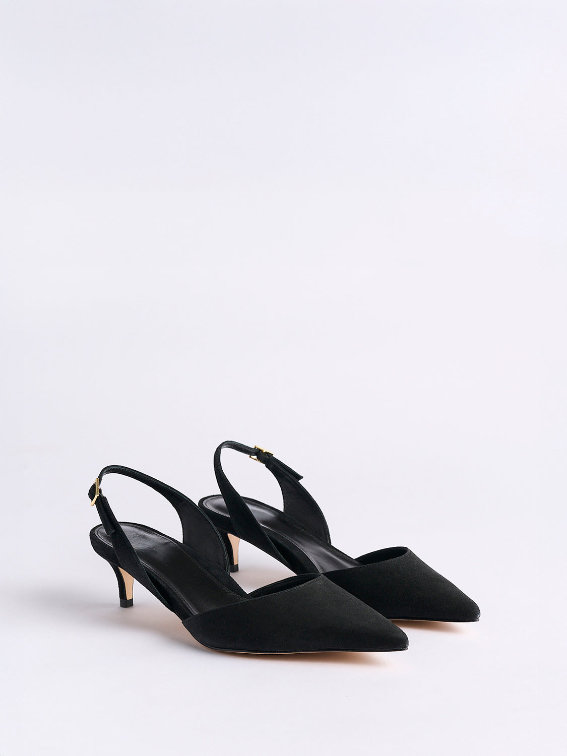 Classic Slingback 45 | Black Suede