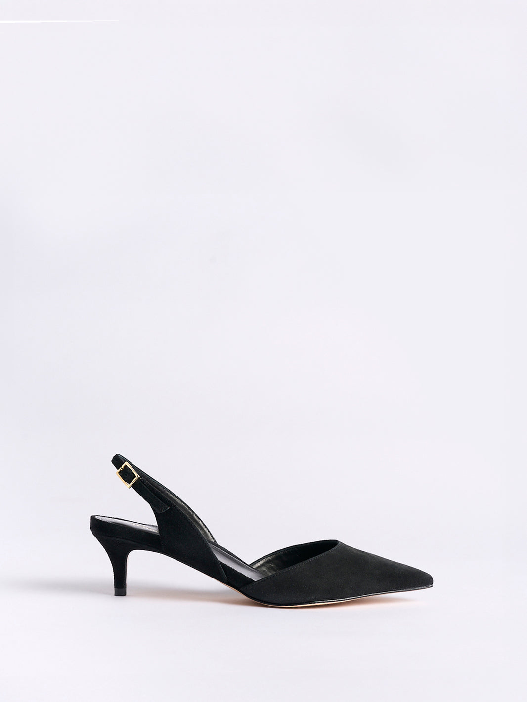 Classic Slingback 45 | Black Suede