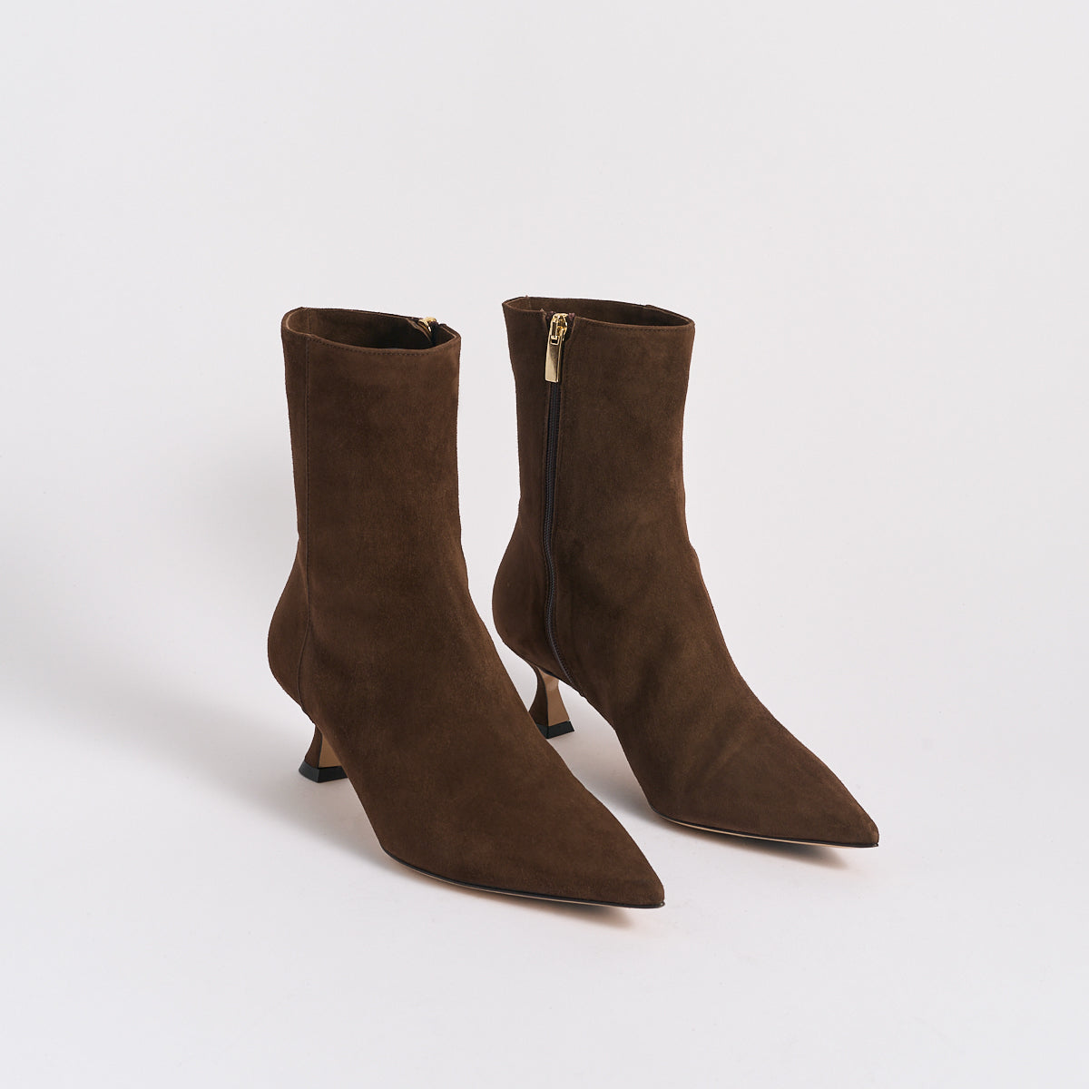 Audra 50 Bootie | Chocolate Suede