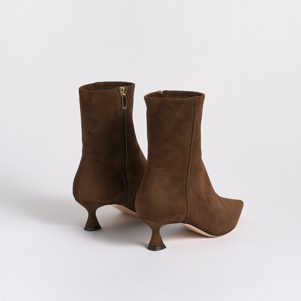 Audra 50 Bootie | Chocolate Suede