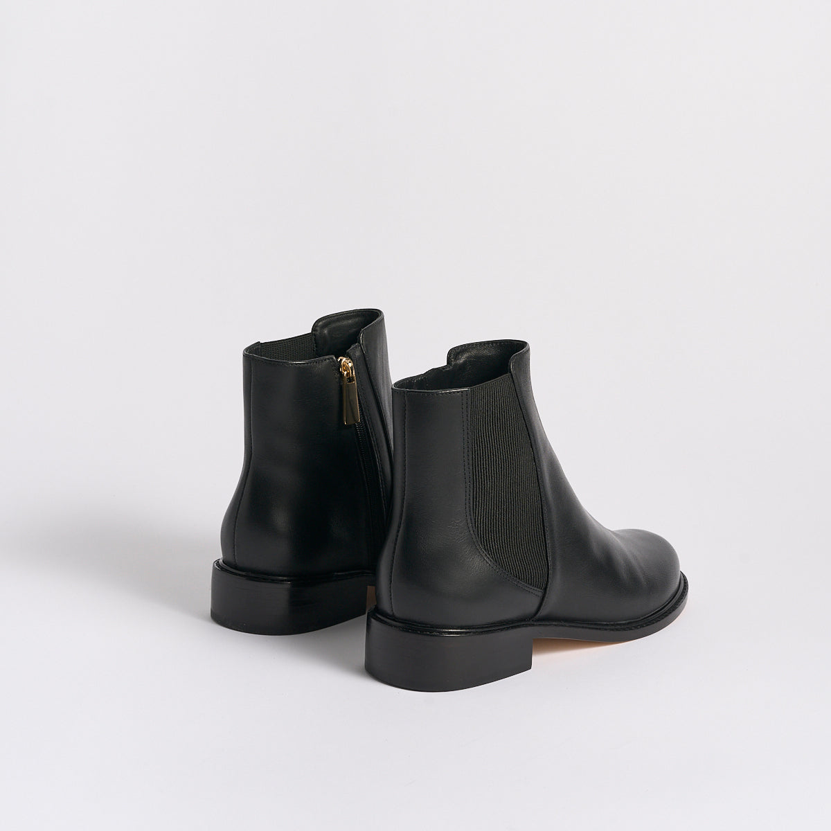 Ava Flat Bootie | Black