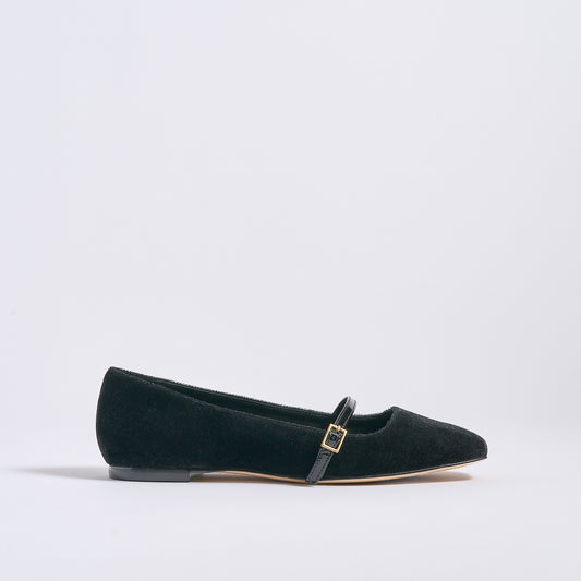 Ballet Flat | Black Velvet