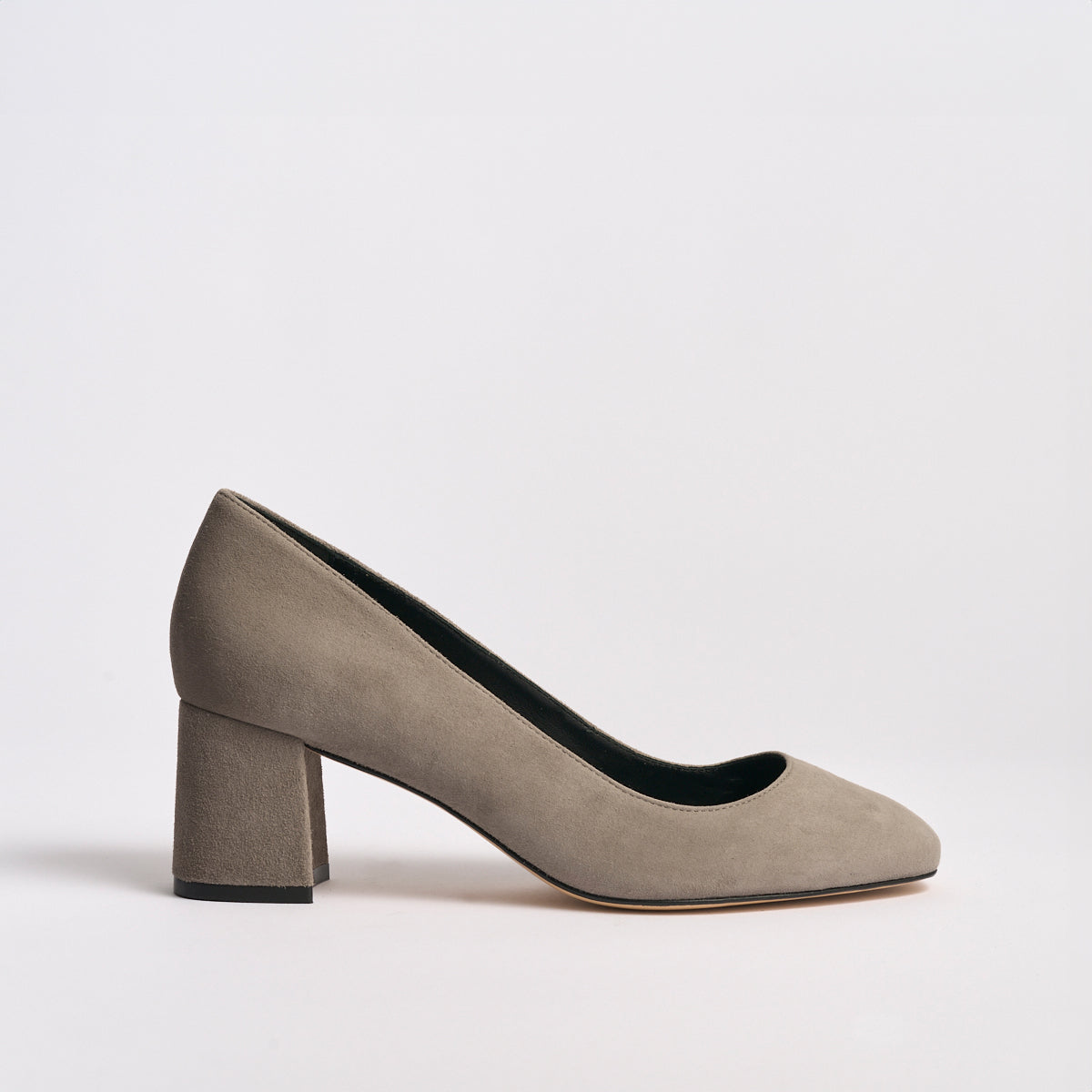 Block Heel Pump 60 | Koala Gray