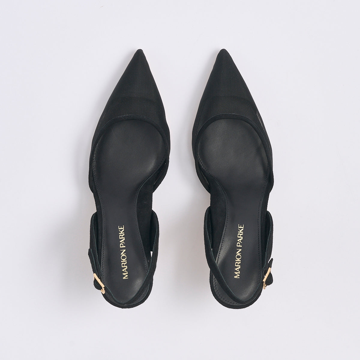 Classic Slingback 70 | Black Mesh