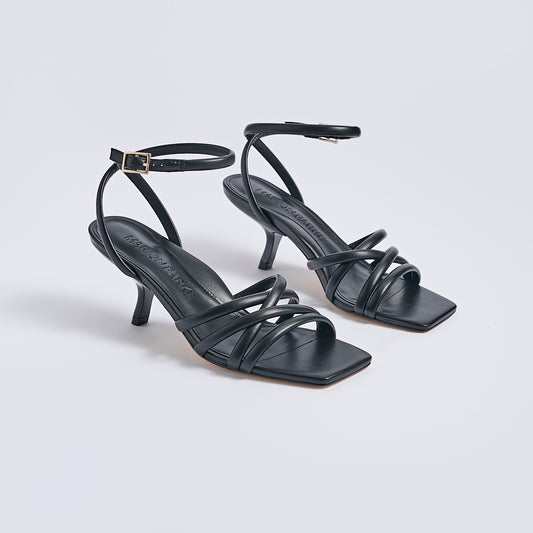 Clara Angled Heel | Black