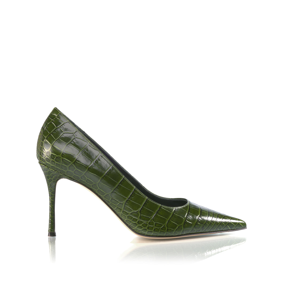 Dark on sale green pump