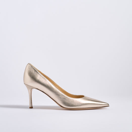 Classic Pump 70 | Beige Metallic