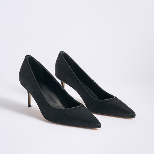 Classic Pump 70 | Black Hair Calf