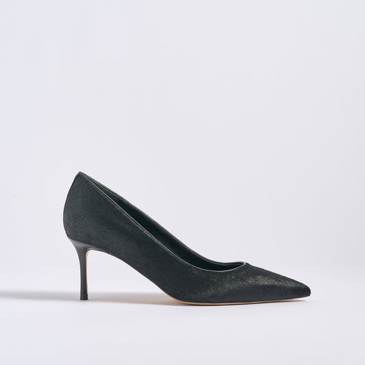 Classic Pump 70 | Black Hair Calf