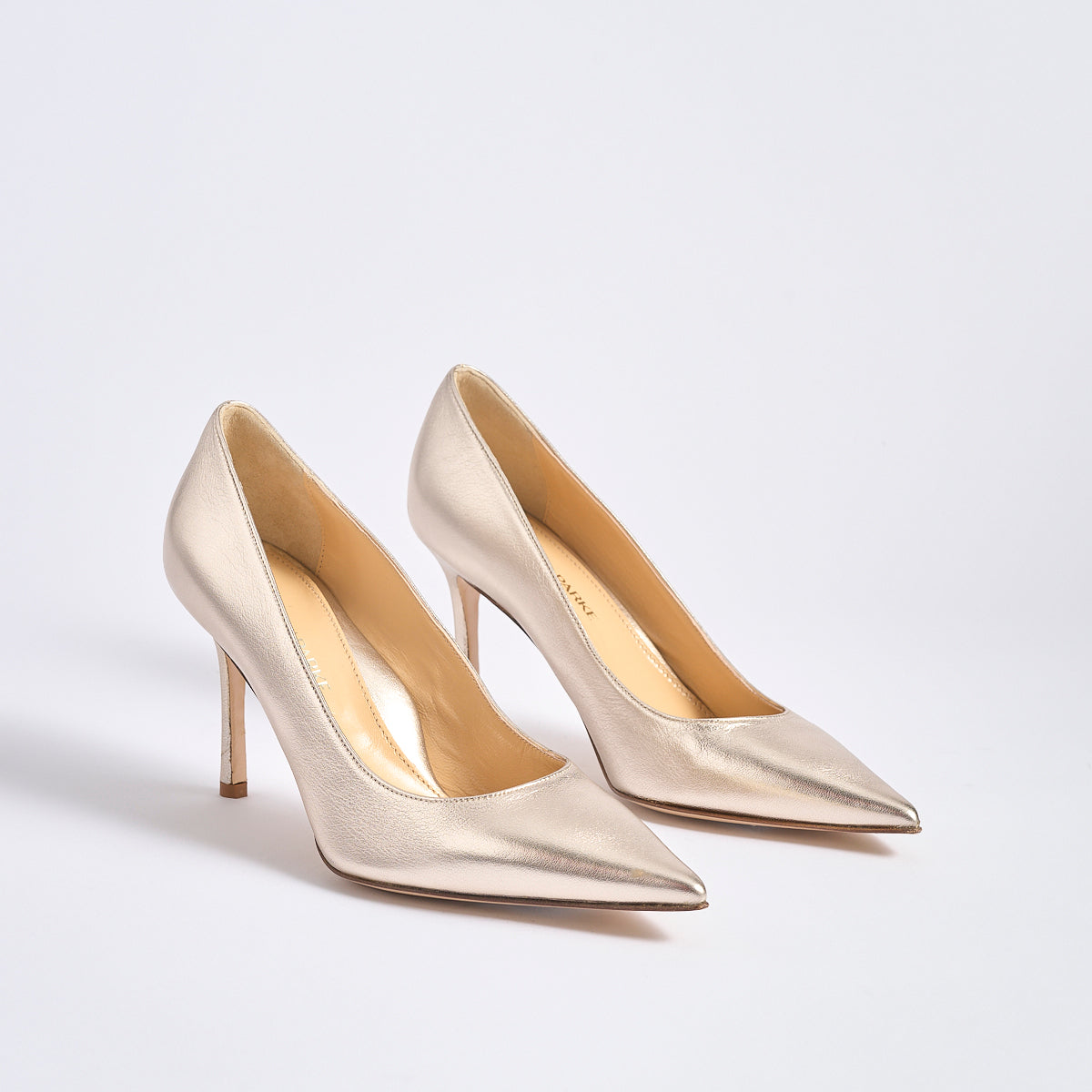 Classic Pump 85 | Beige Metallic