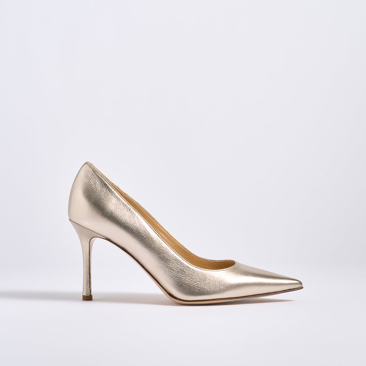 Classic Pump 85 | Beige Metallic