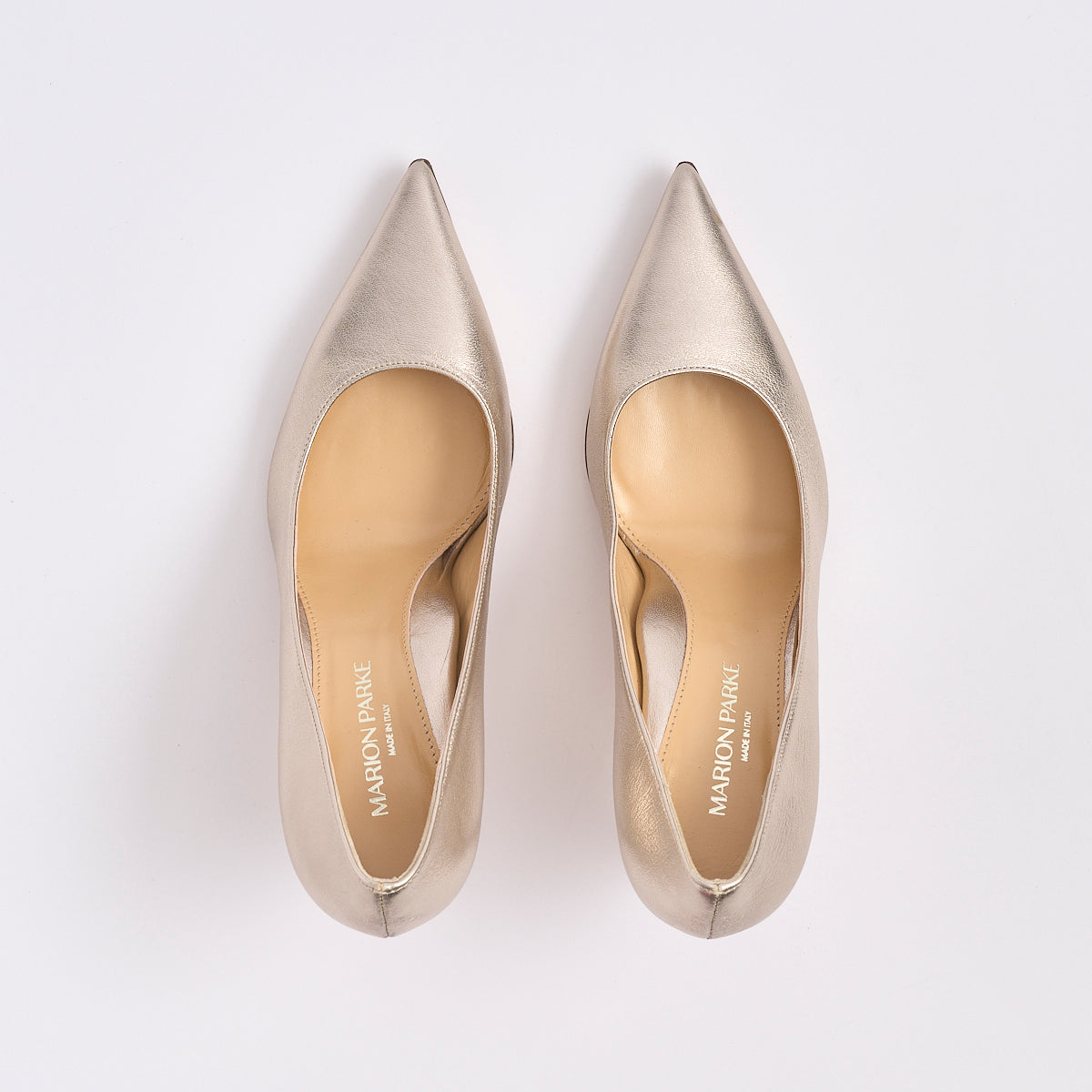 Classic Pump 85 | Beige Metallic