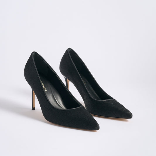 Classic Pump 85 | Black Hair Calf