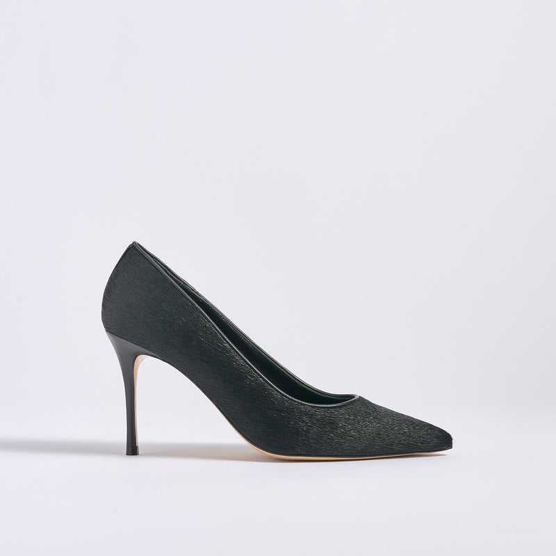 Classic Pump 85 | Black Hair Calf