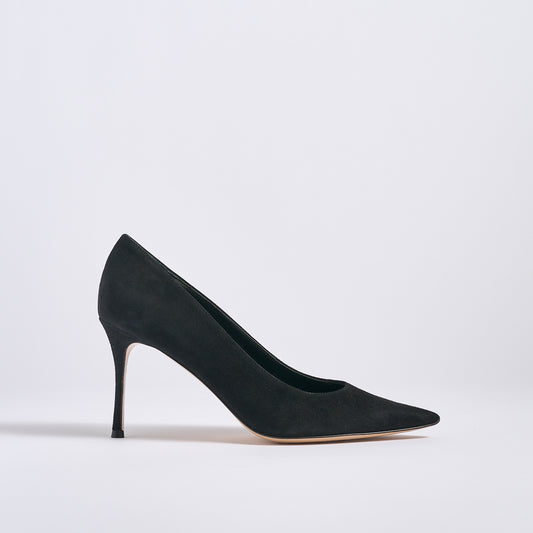 Classic Pump 85 | Black Suede