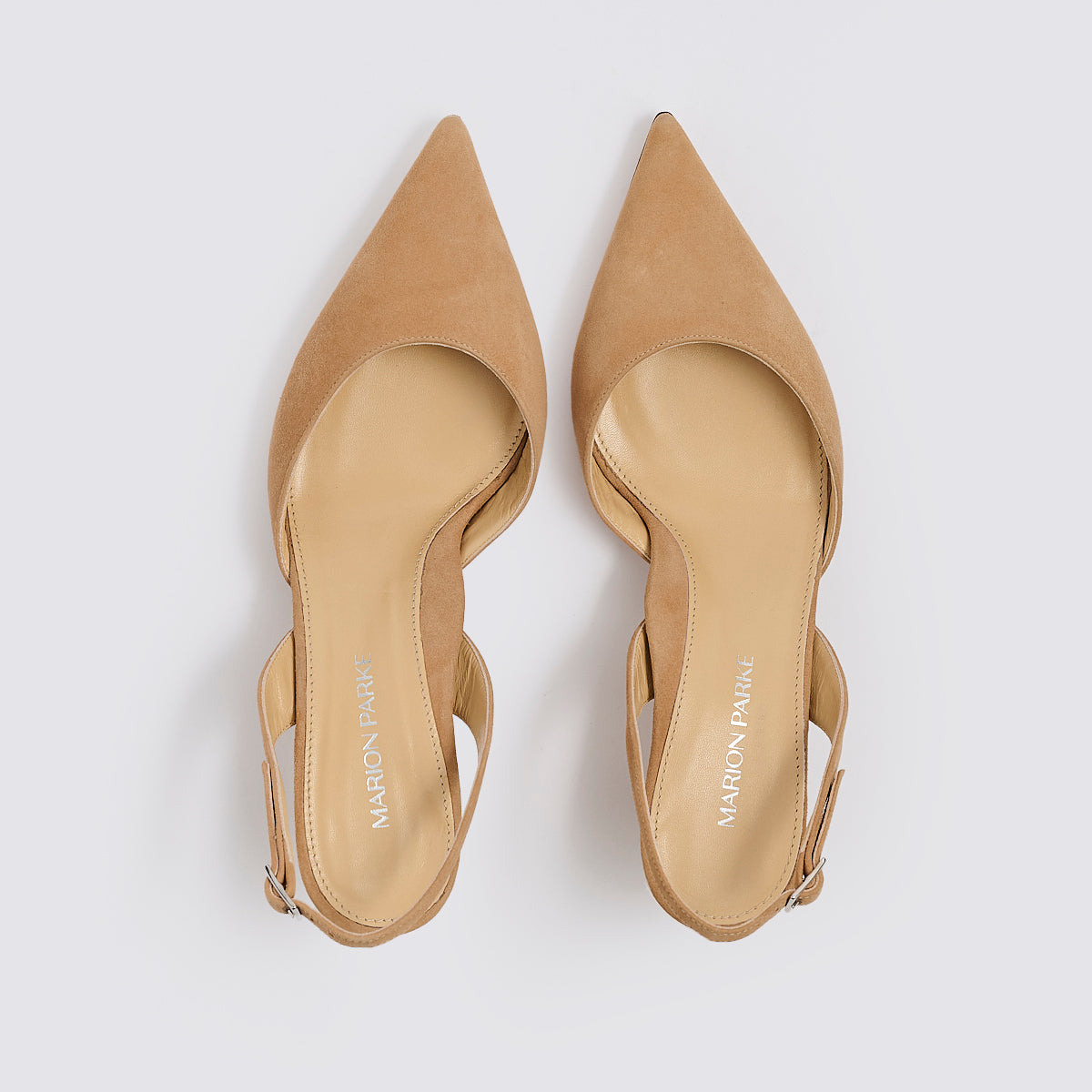 Classic Slingback 45 | Caramel Suede