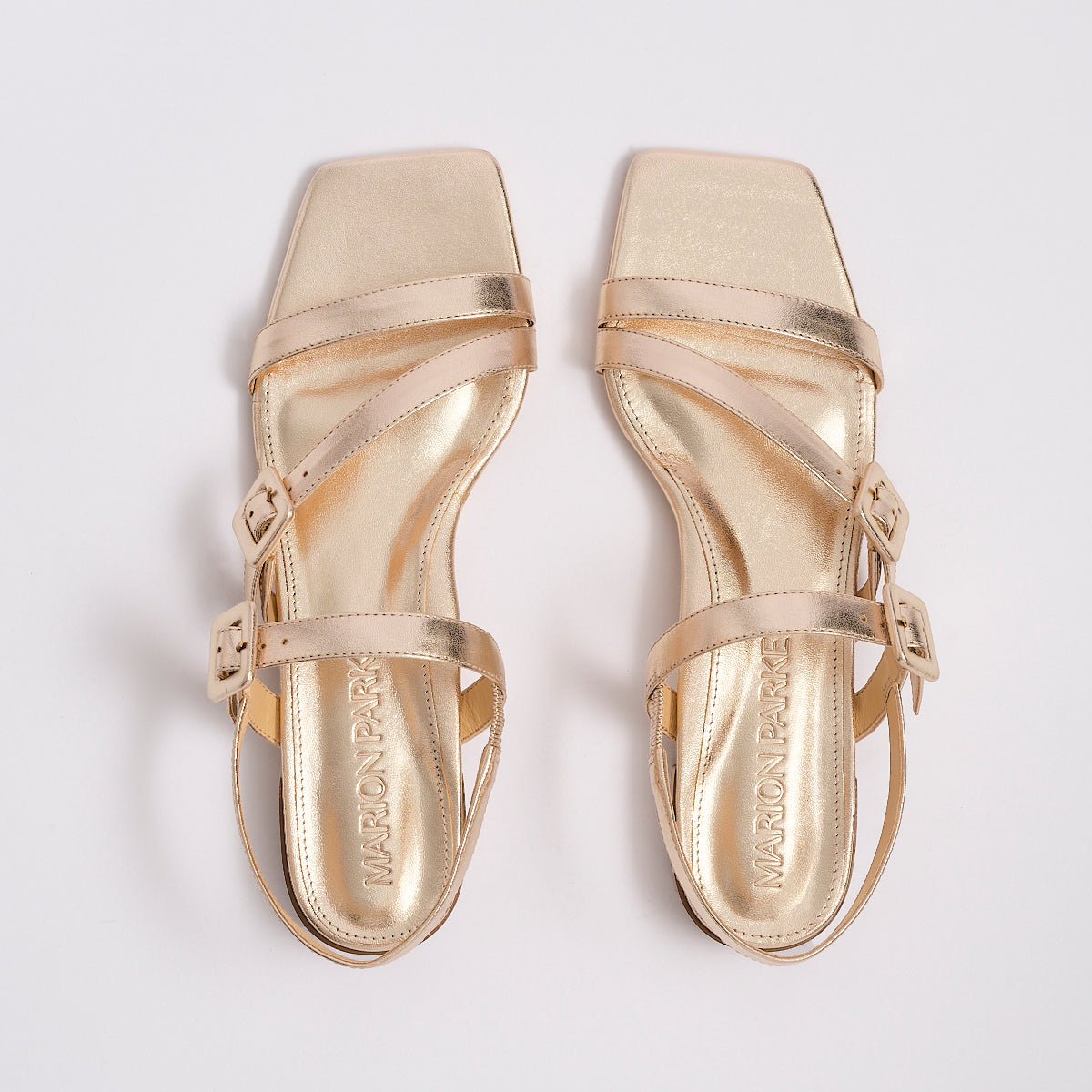 Cleo Flat Sandal | Soft Gold