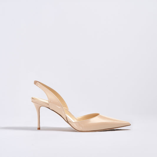 Eleanor 70 Slingback | Powder Patent