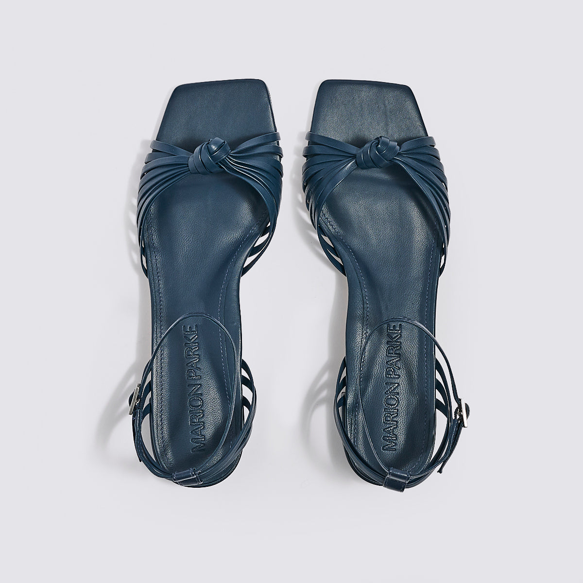 Faye Flat Sandal | Navy