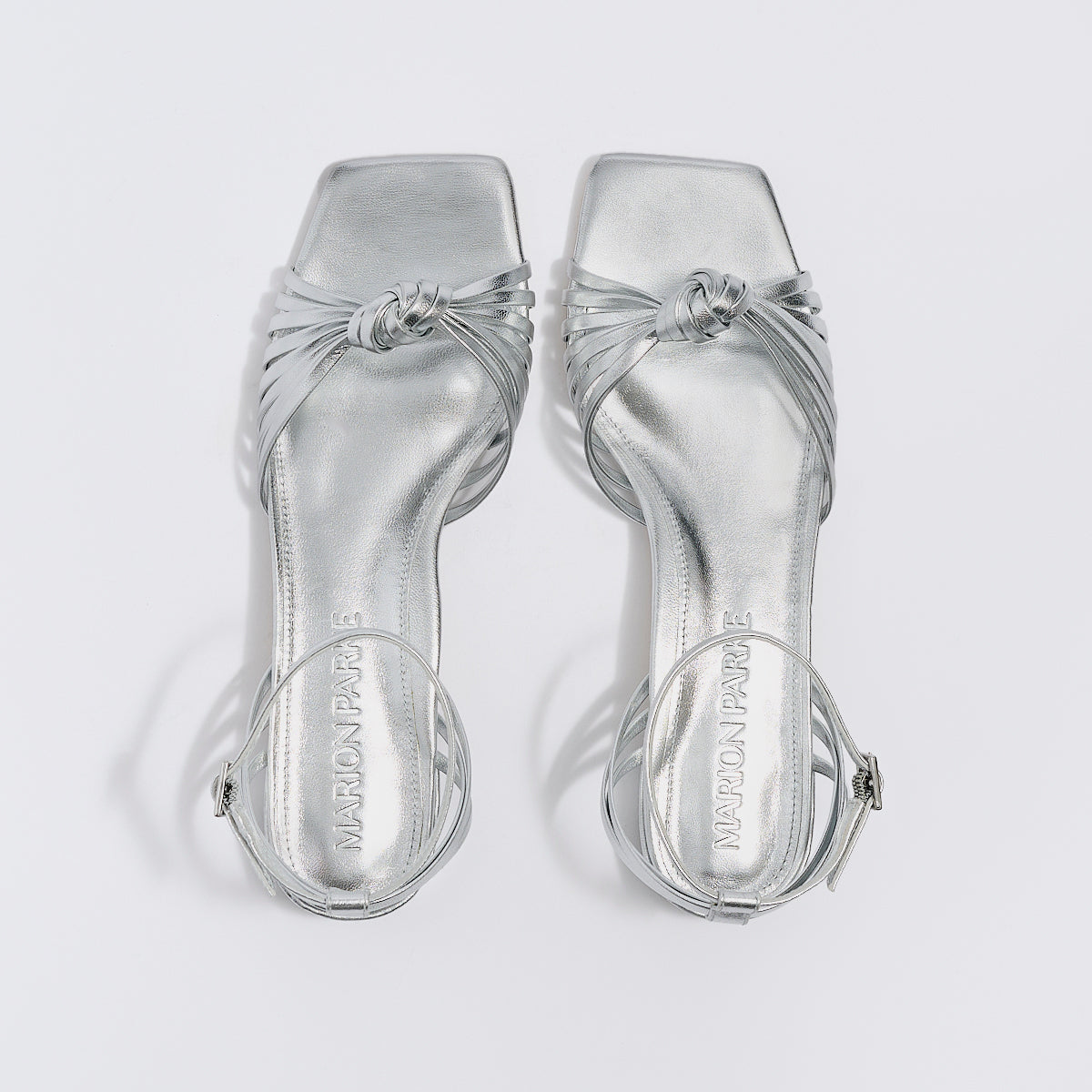 Faye Flat Sandal | Silver