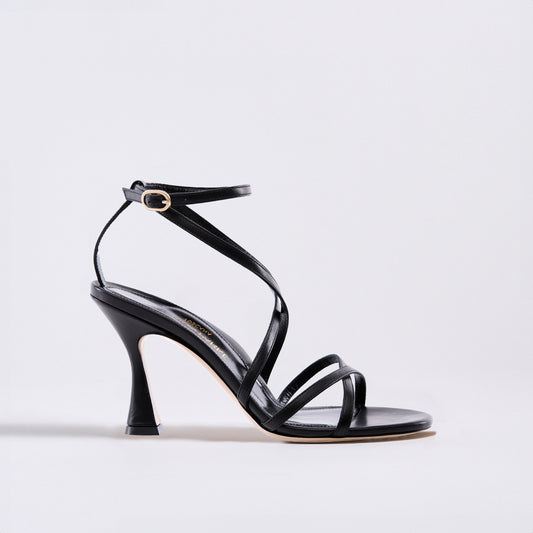 Lottie 85 Sandal | Black Nappa