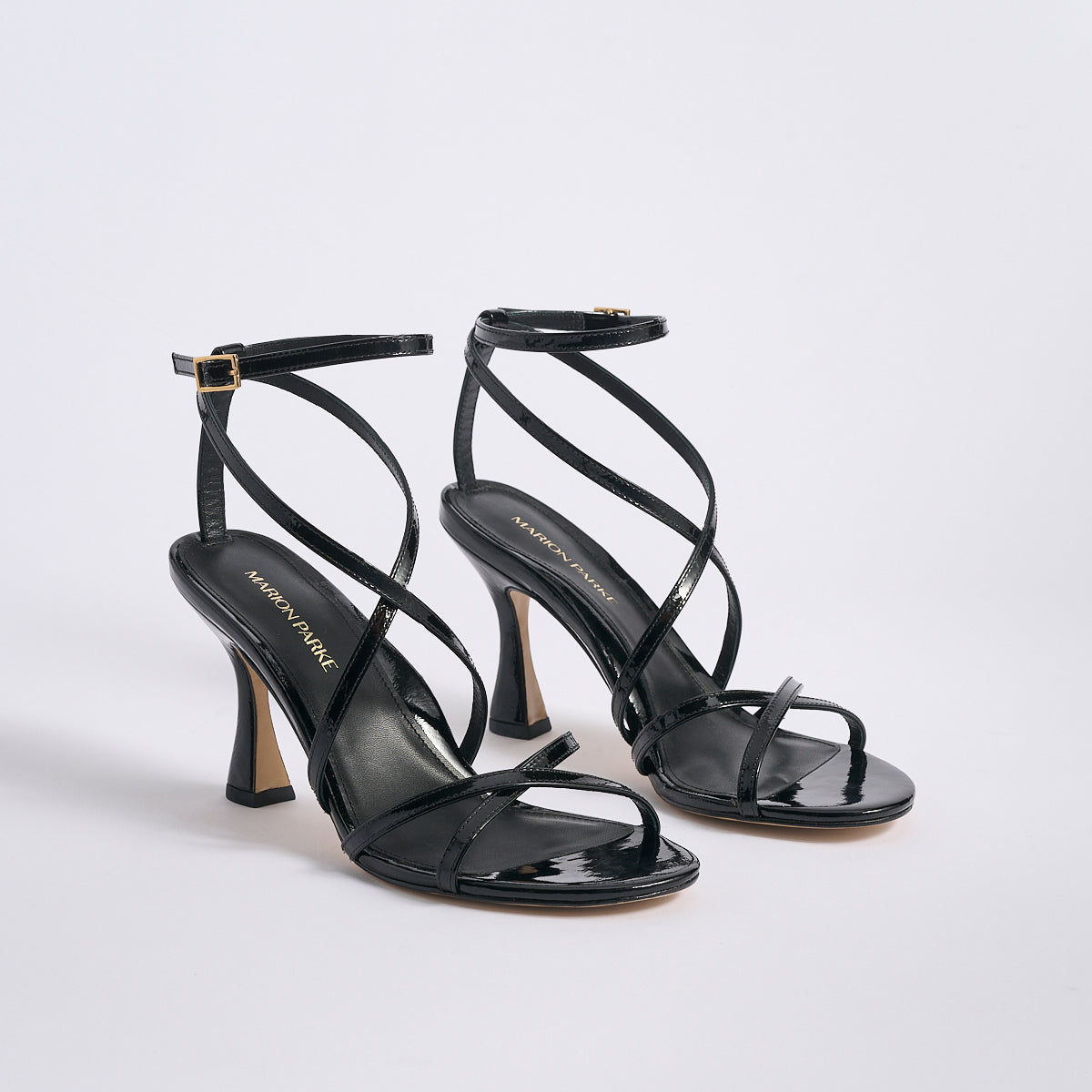 Lottie 85 Sandal | Black Patent