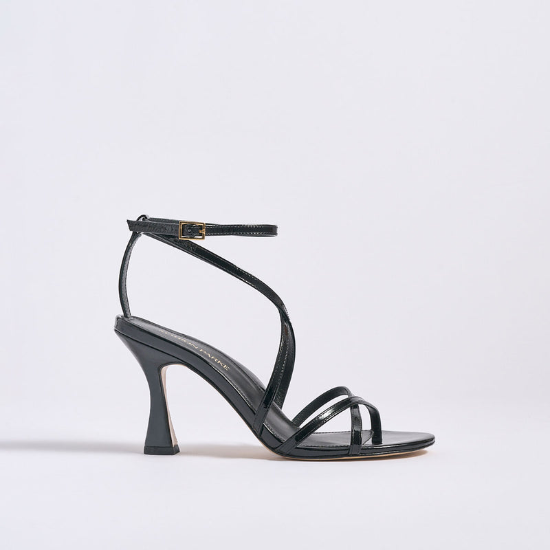 Lottie 85 Sandal | Black Patent