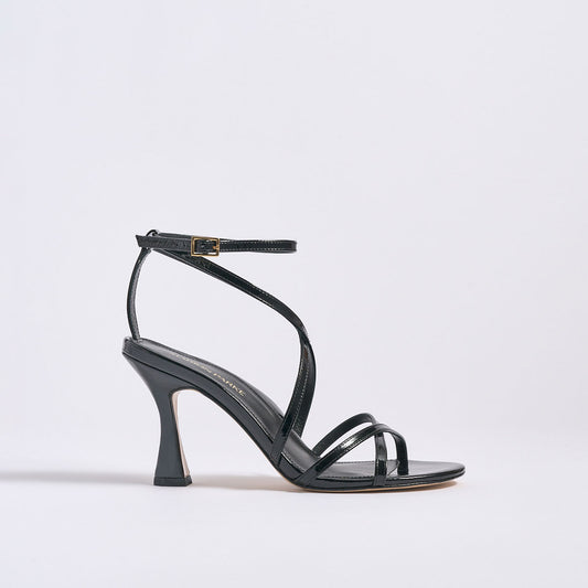 Lottie 85 Sandal | Black Patent