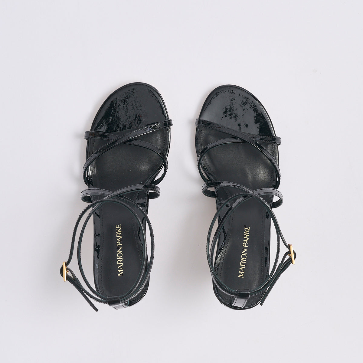 Lottie 85 Sandal | Black Patent