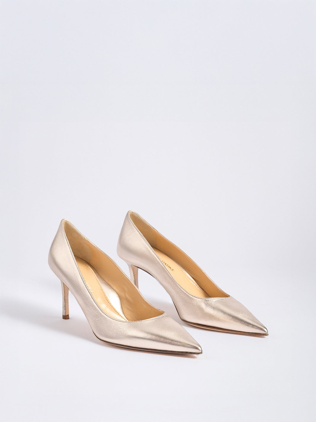 Classic Pump 70 | Beige Metallic