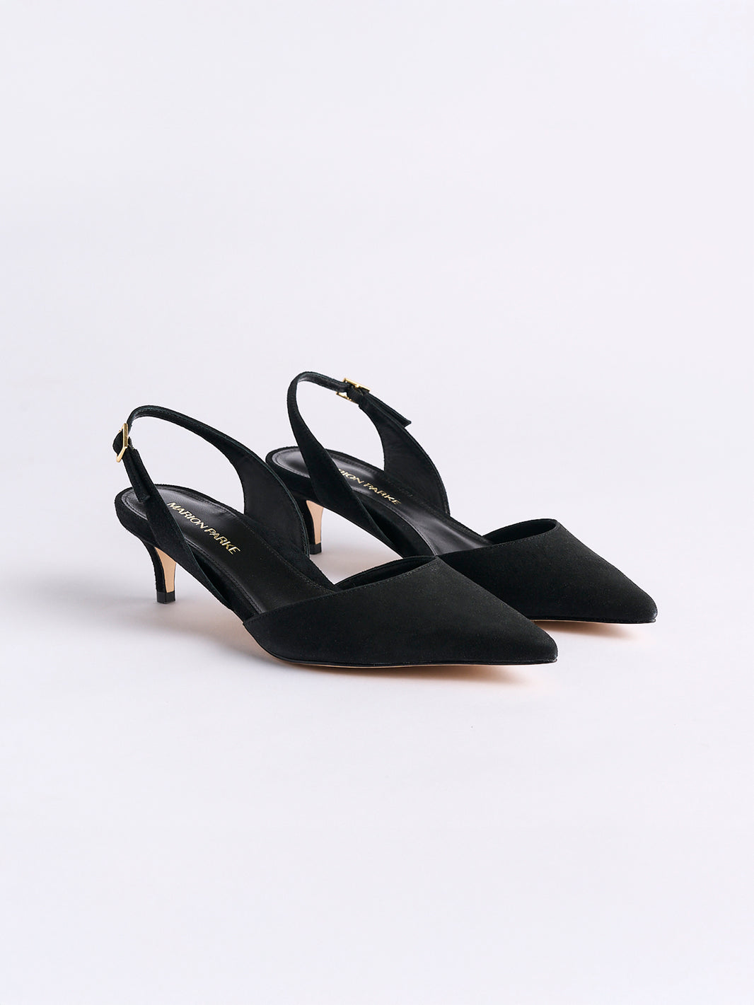 Classic Slingback 45 | Black Suede