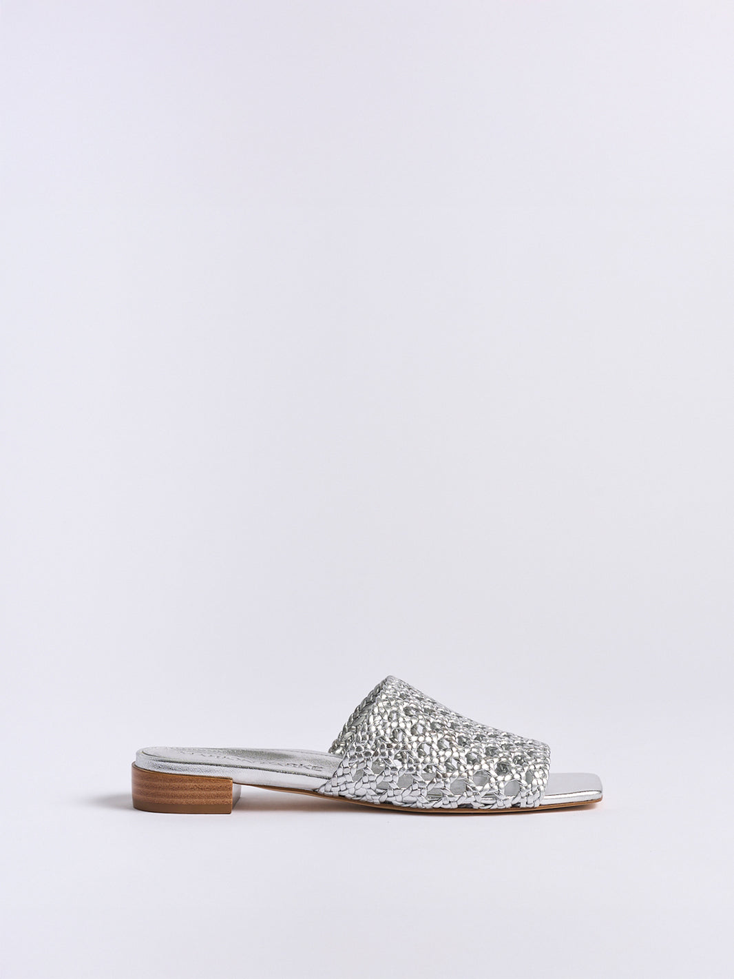 Sabrina Flat Sandal | Silver