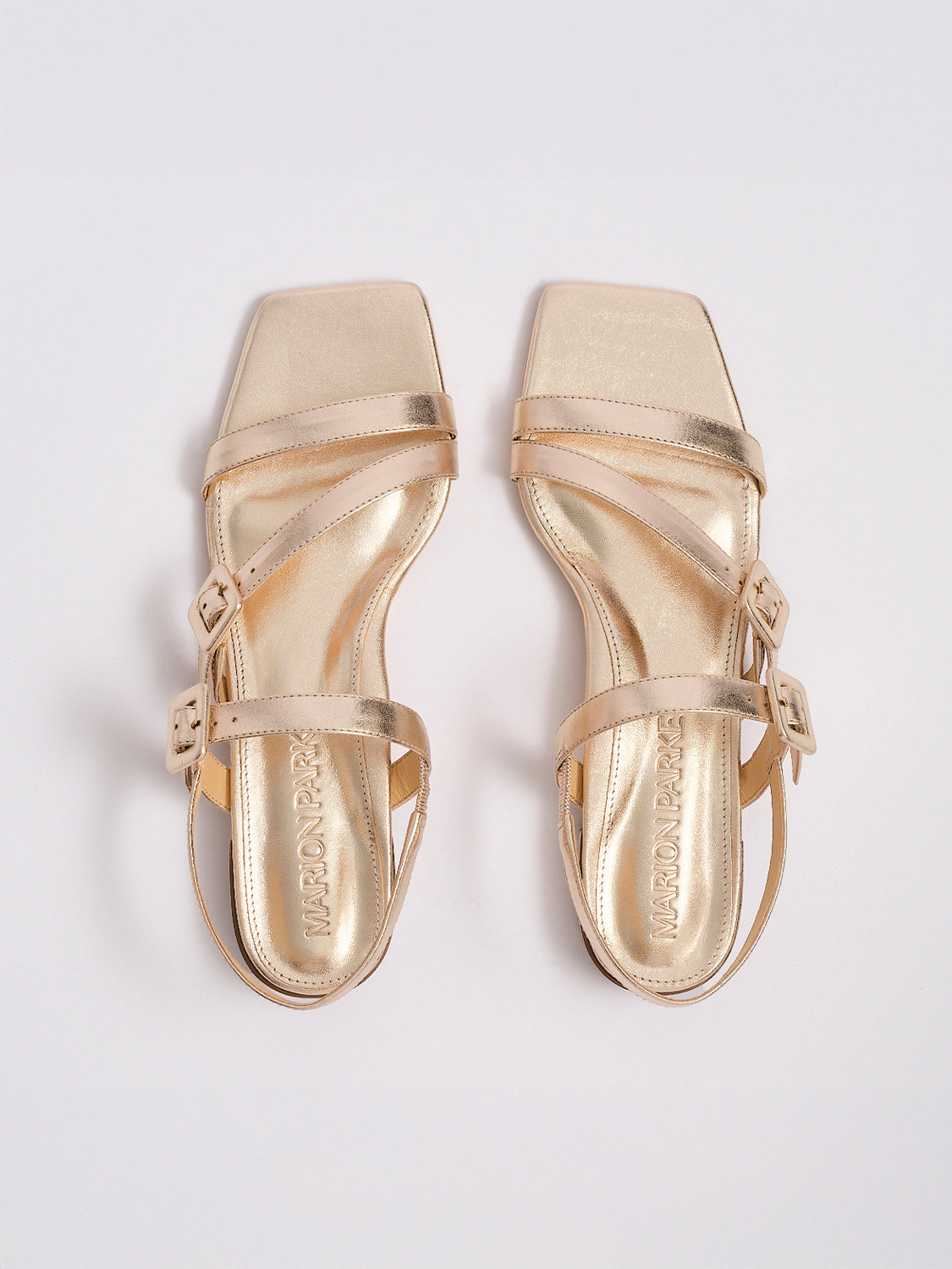 Cleo Flat Sandal | Soft Gold