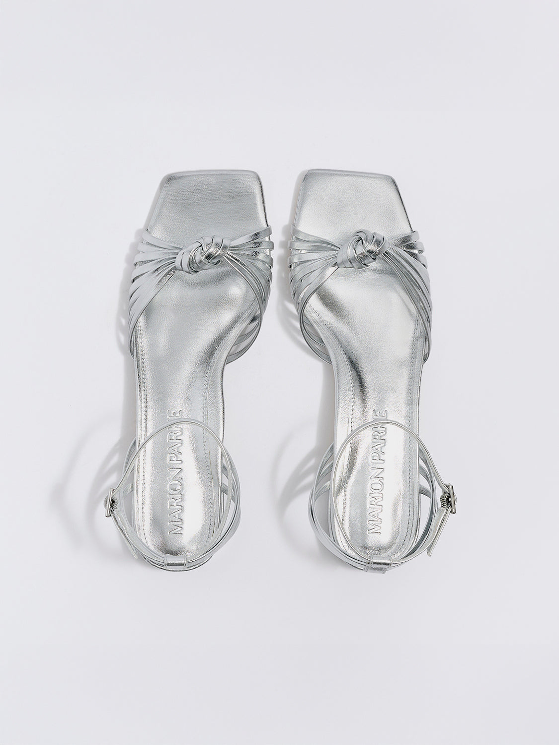 Faye Flat Sandal | Silver