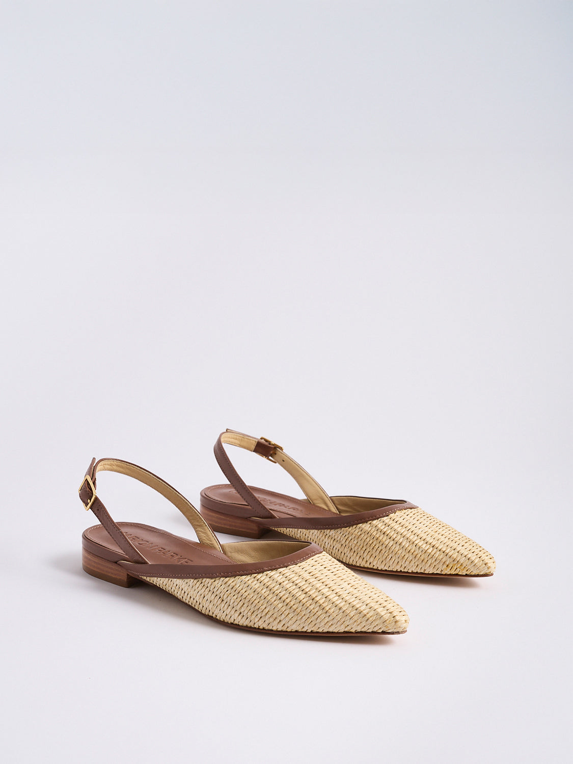 Patty Slingback | Luggage/Natural