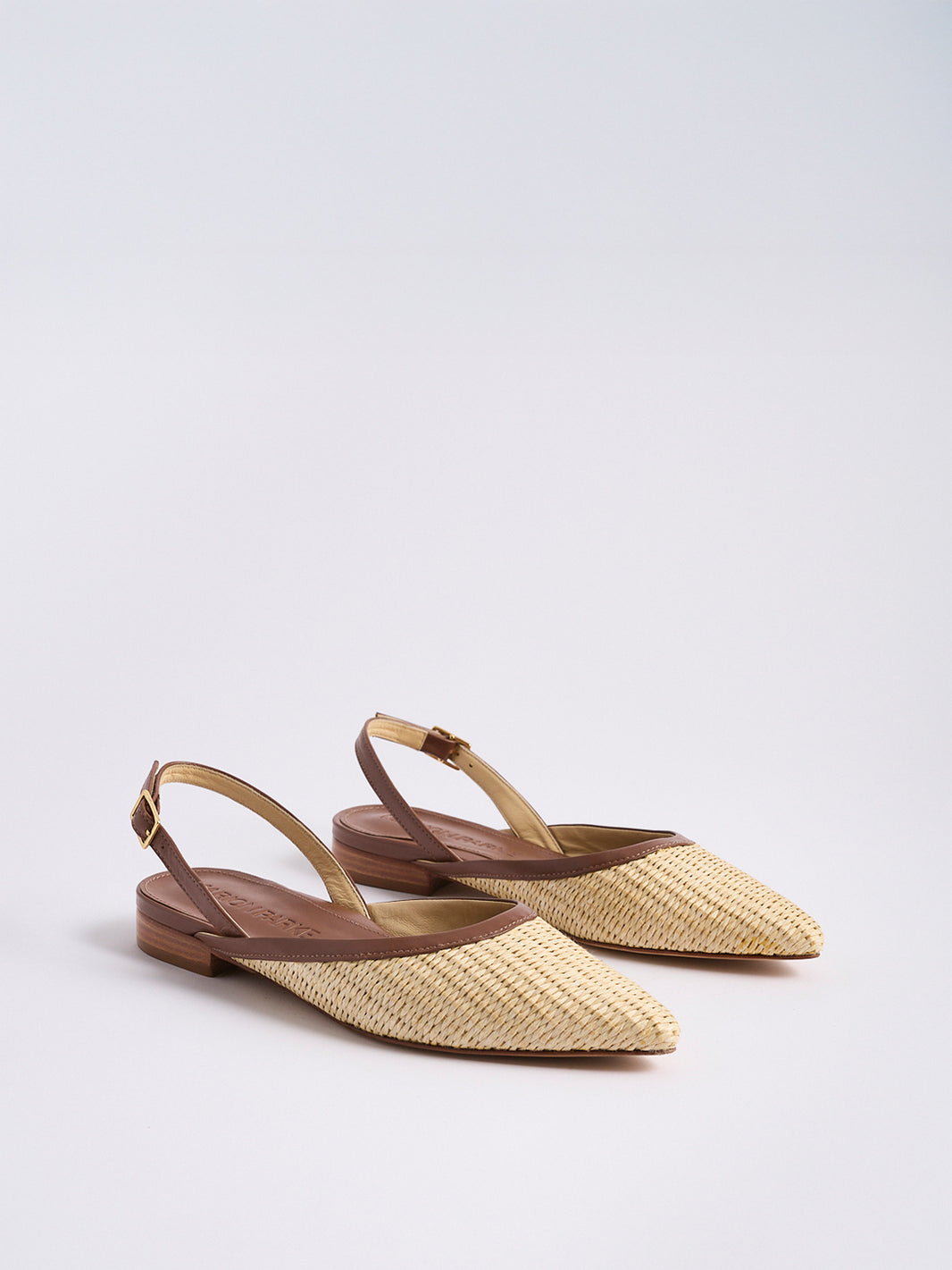 Patty Slingback | Luggage/Natural