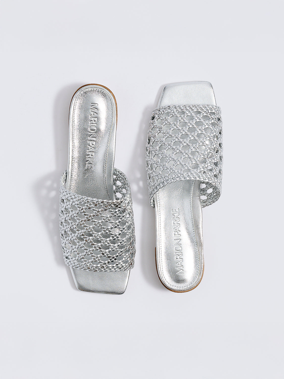Sabrina Flat Sandal | Silver