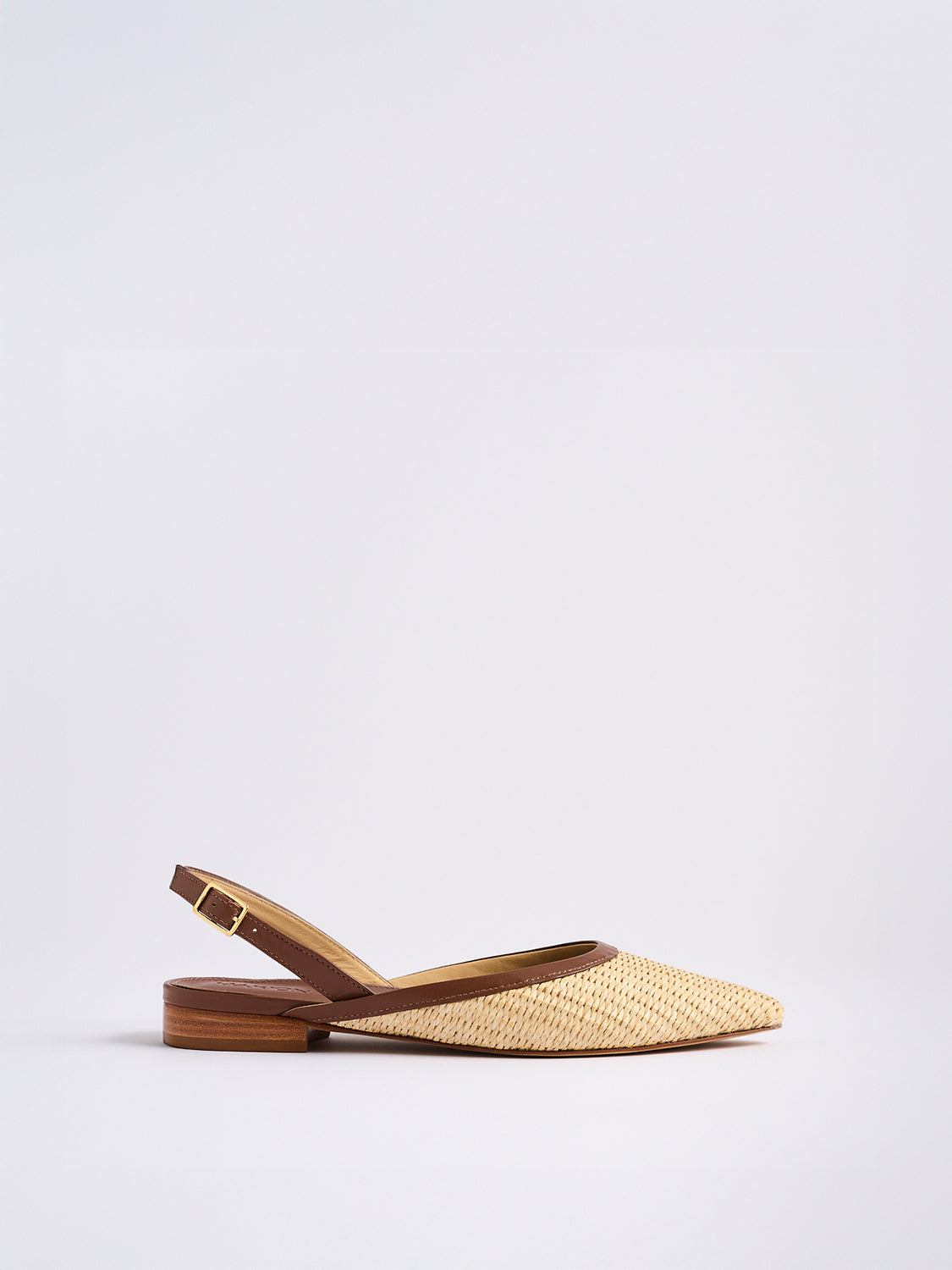 Patty Slingback | Luggage/Natural