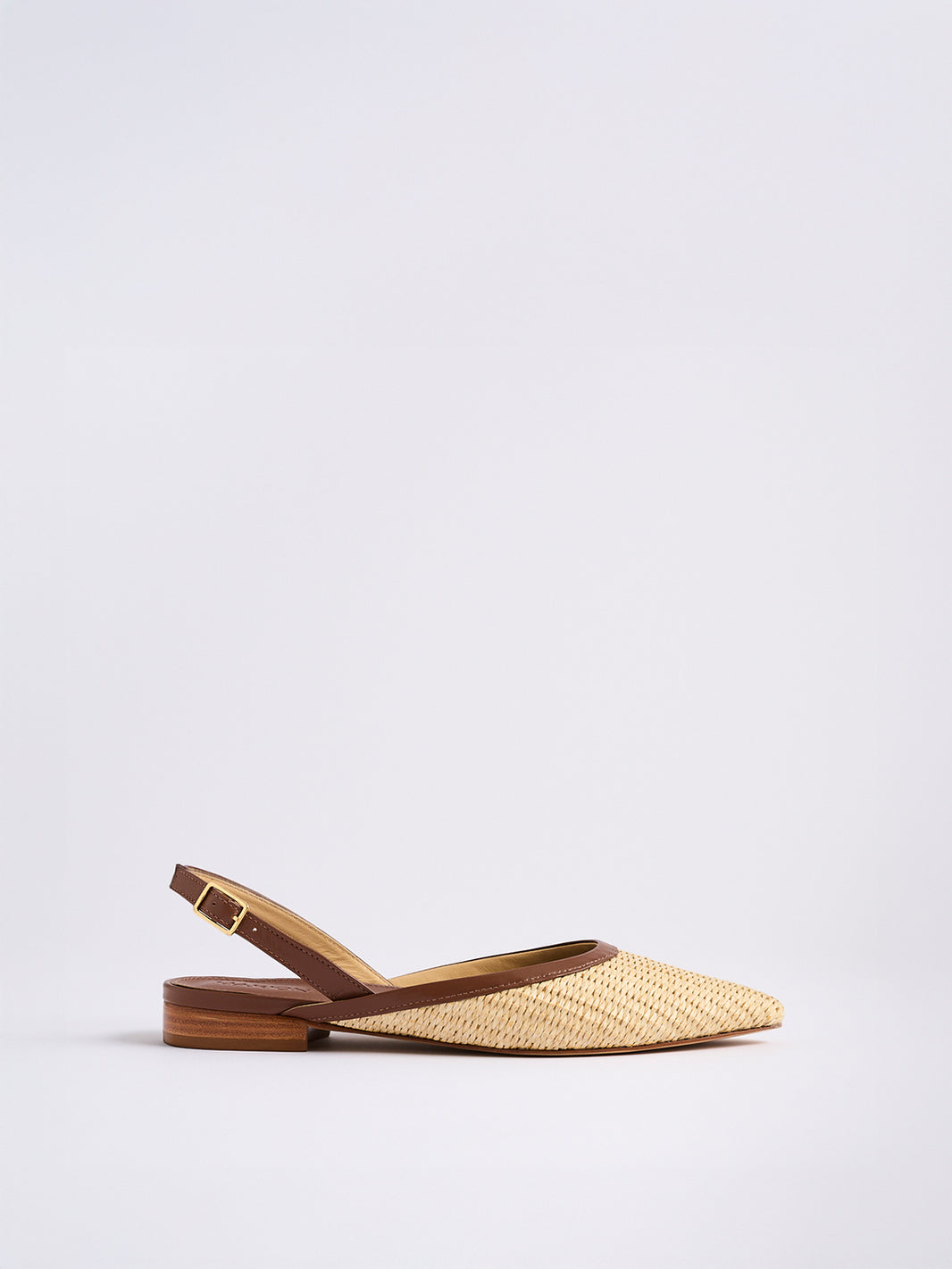 Patty Slingback | Luggage/Natural