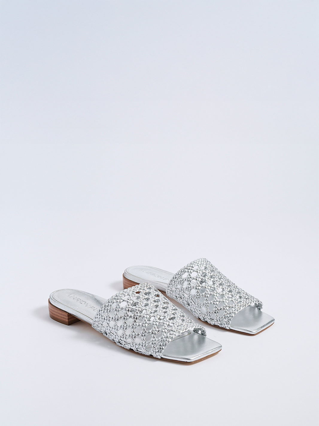 Sabrina Flat Sandal | Silver