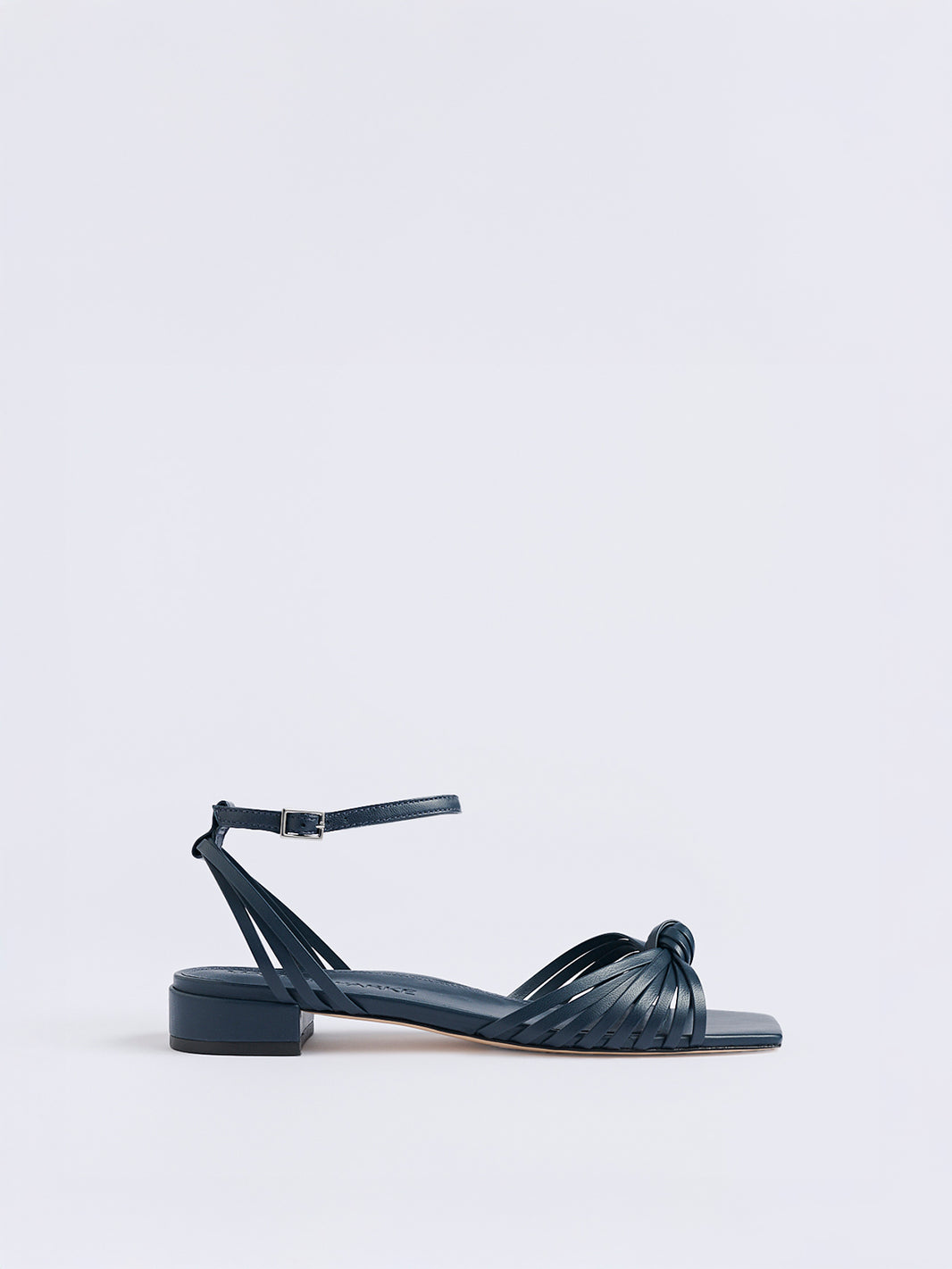 Faye Flat Sandal | Navy