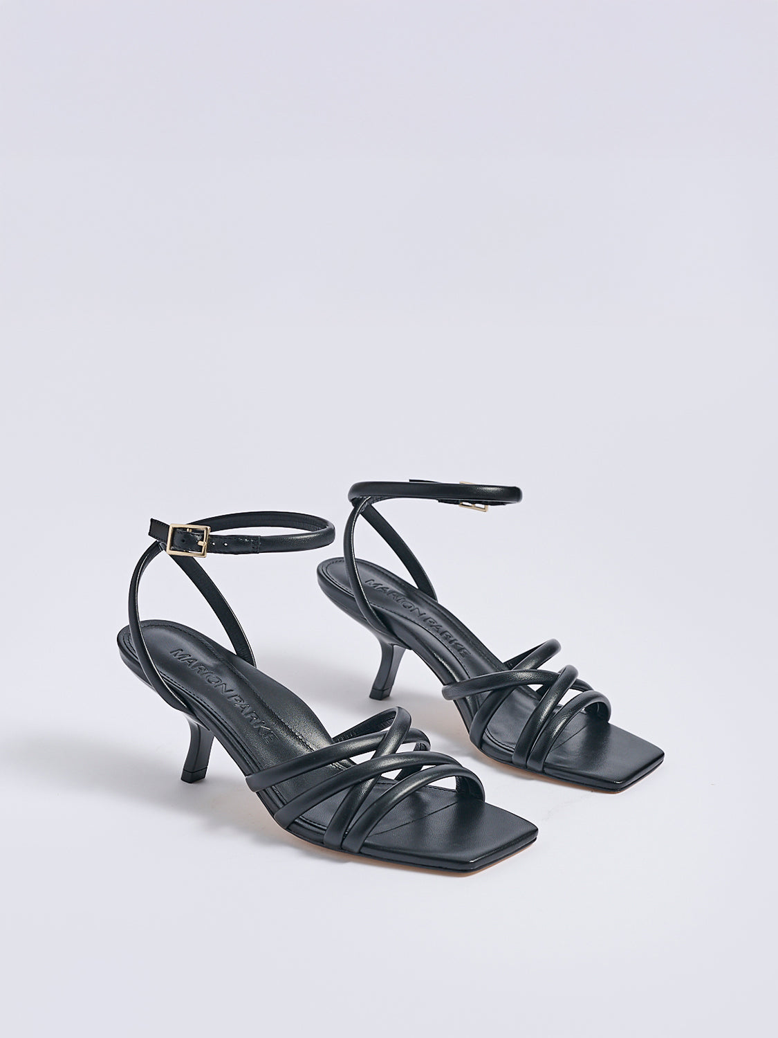 Clara Angled Heel | Black
