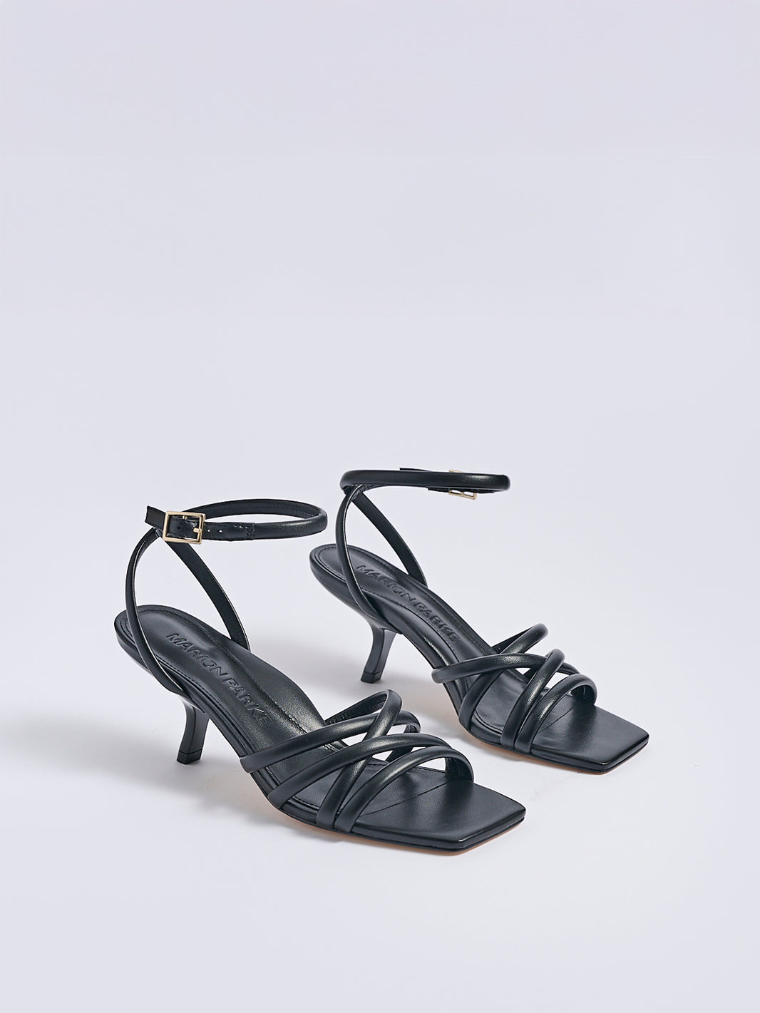 Clara Angled Heel | Black